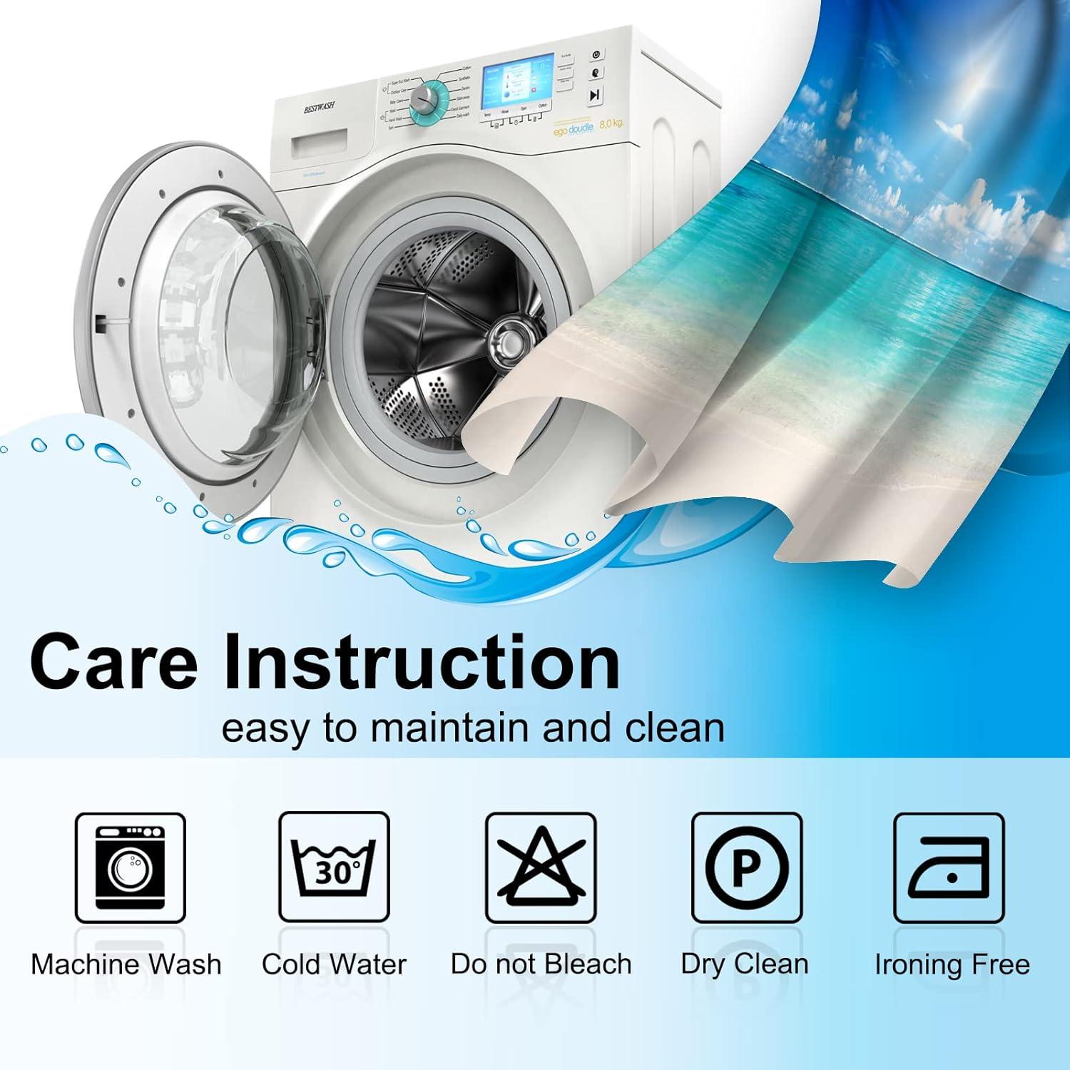 Jekeno Starry Night Blackout Curtains Art Decor for Home Bedroom Living Room Darkening Curtains Grommet Window Drapes 2 Panel Set, 52"x84"