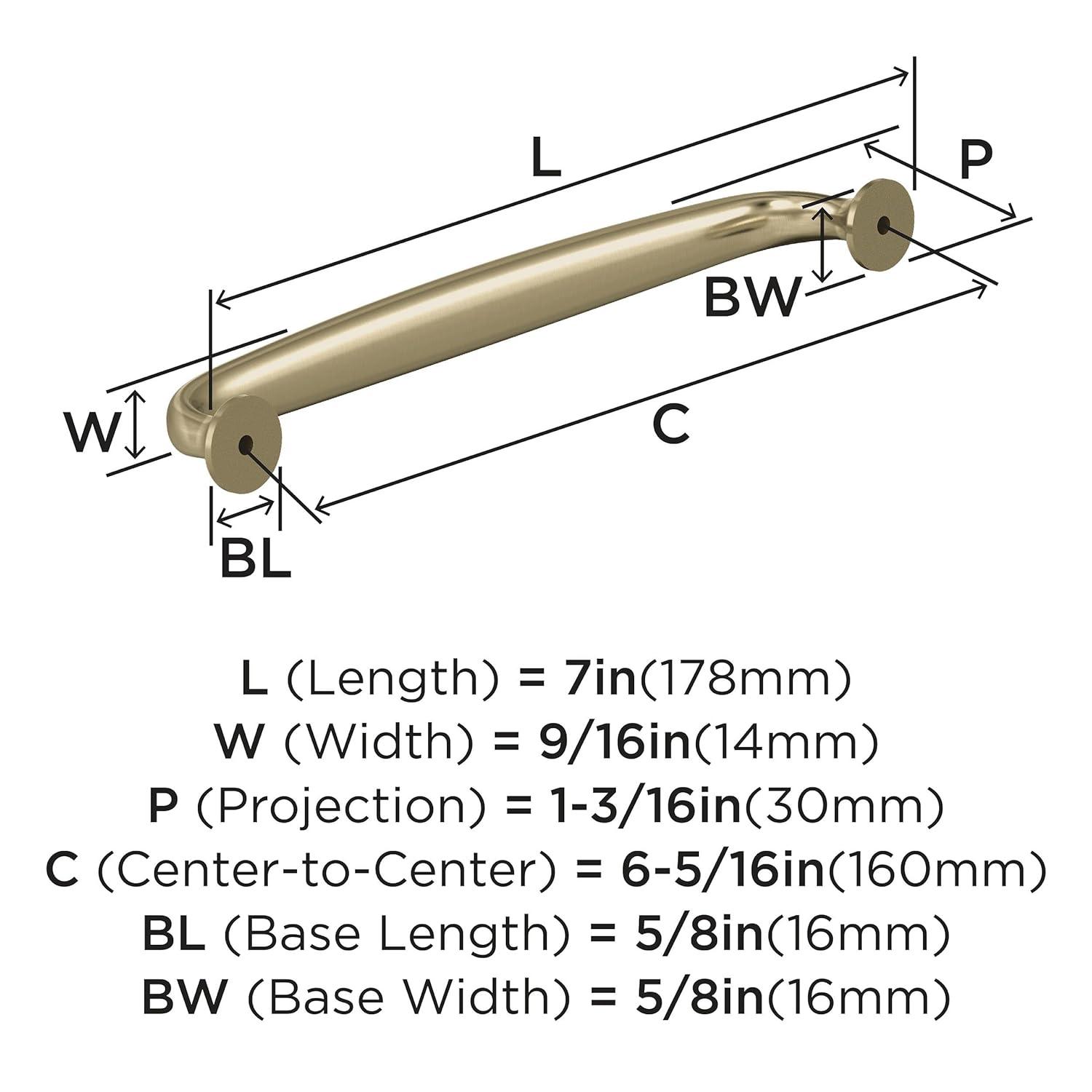 Renown 6 5/16" Center To Center Arch Pull