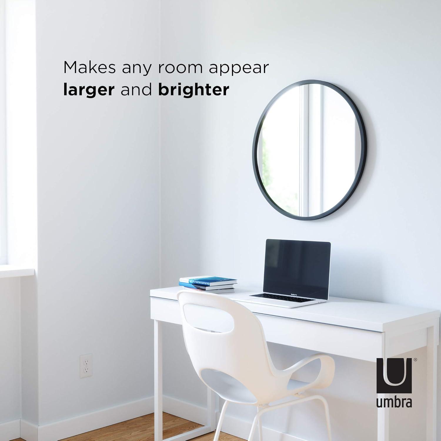 Hub Rubber Round Mirror