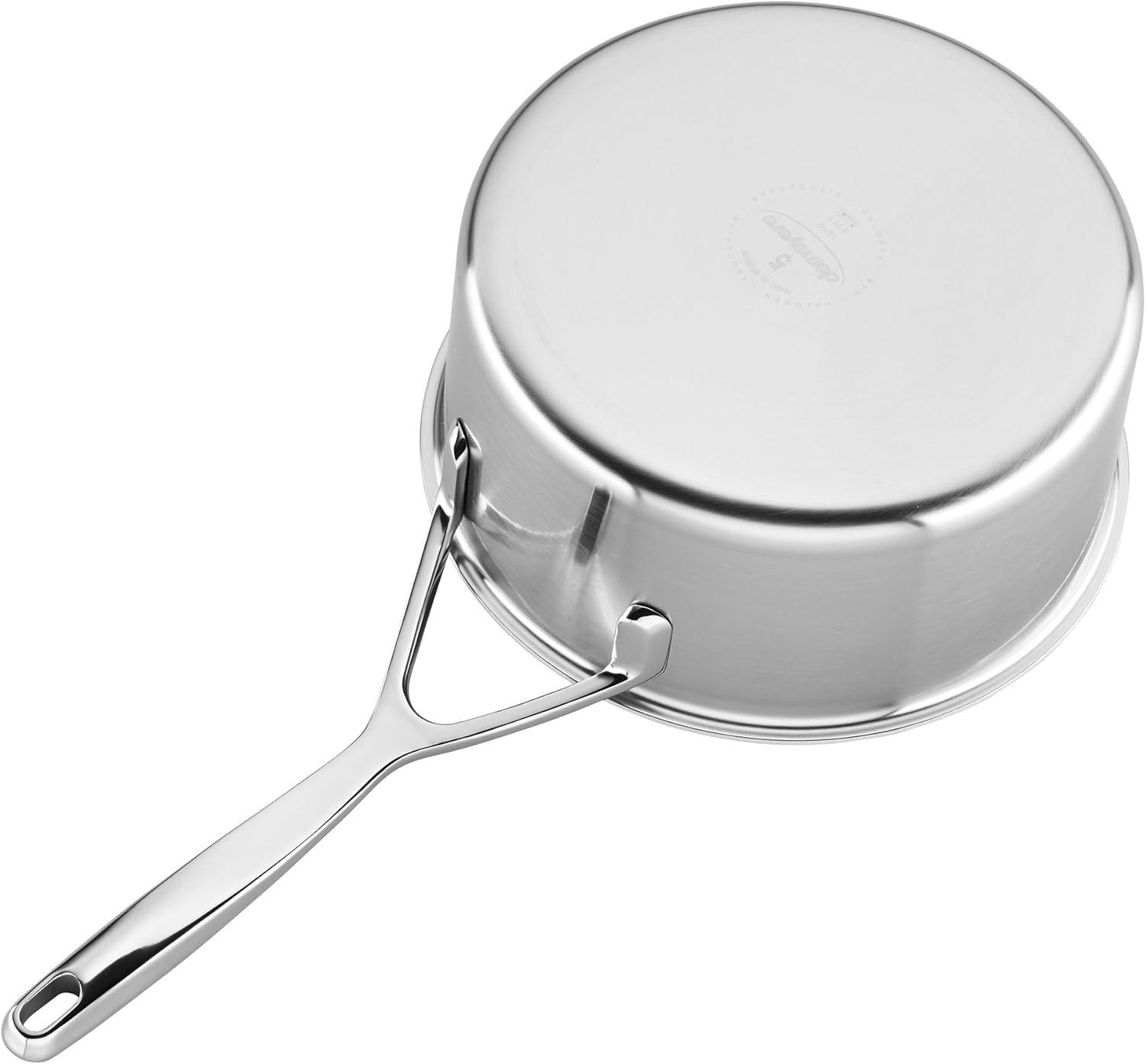 Demeyere Industry 5-Ply 2-qt Stainless Steel Saucepan