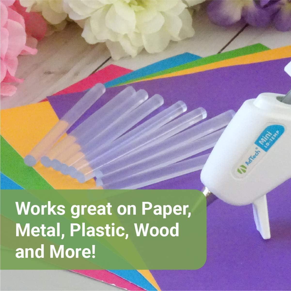 AdTech 4" 4.4lb Box of Mini Size Multi-Temp Hot Glue Sticks, Clear