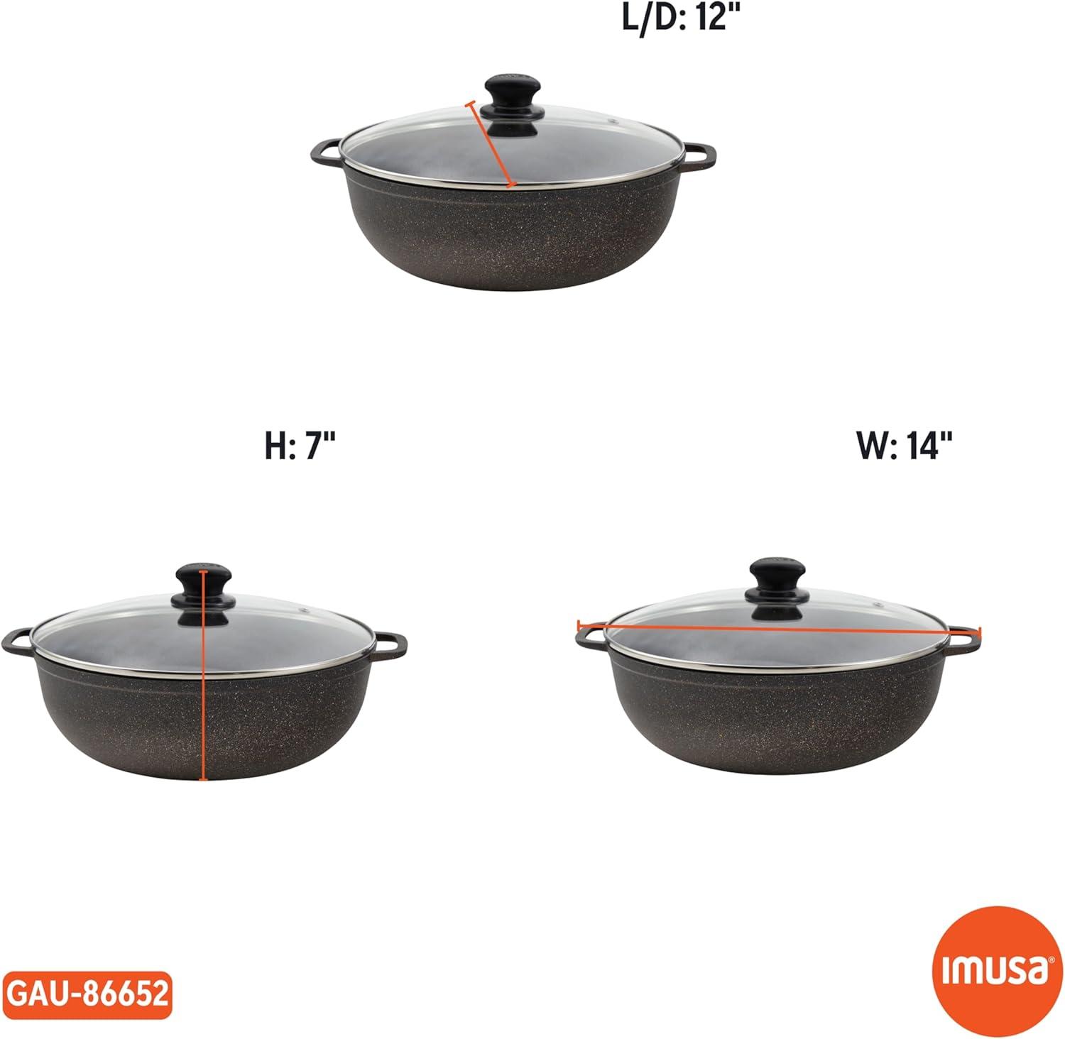 IMUSA Imusa 7 Qt Nonstick Fuzion Caldero With Speckles