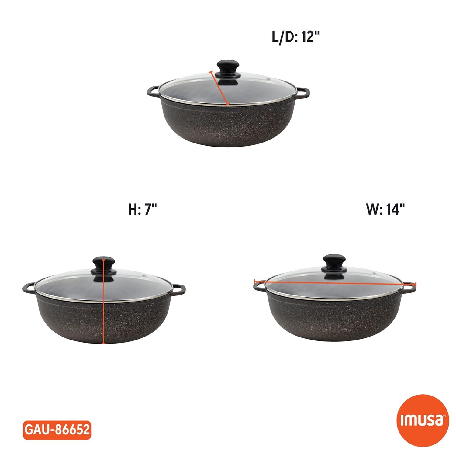 IMUSA Imusa 7 Qt Nonstick Fuzion Caldero With Speckles