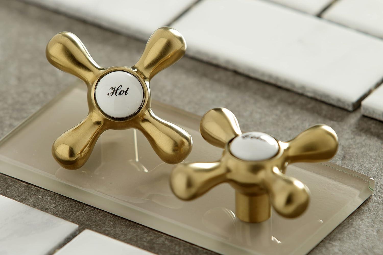 Kingston Brass Kingston Two-Handle 2-Hole Wall Mount Bar Faucet