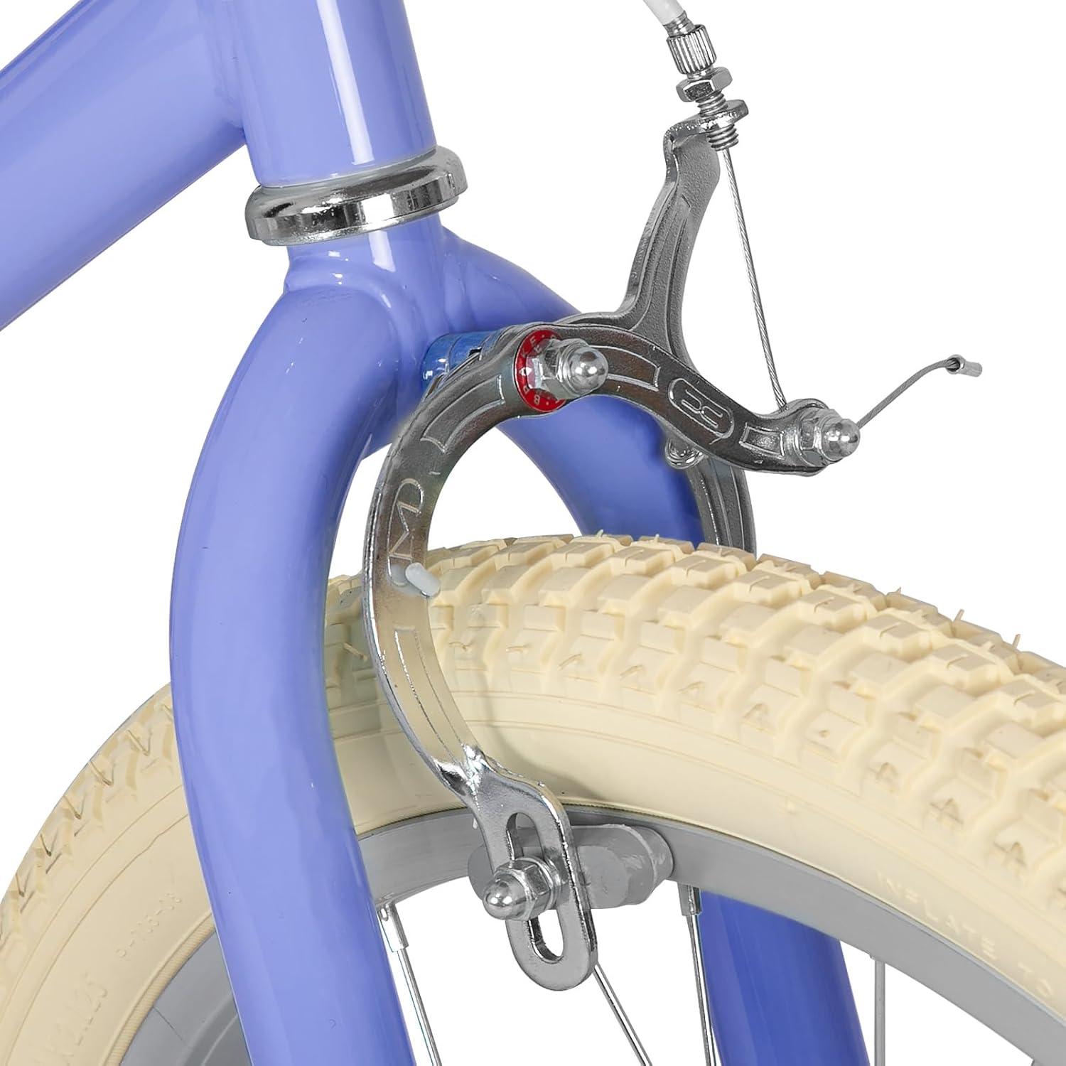 JOYSTAR Girls' 20" Training Wheel Retro Bicycle