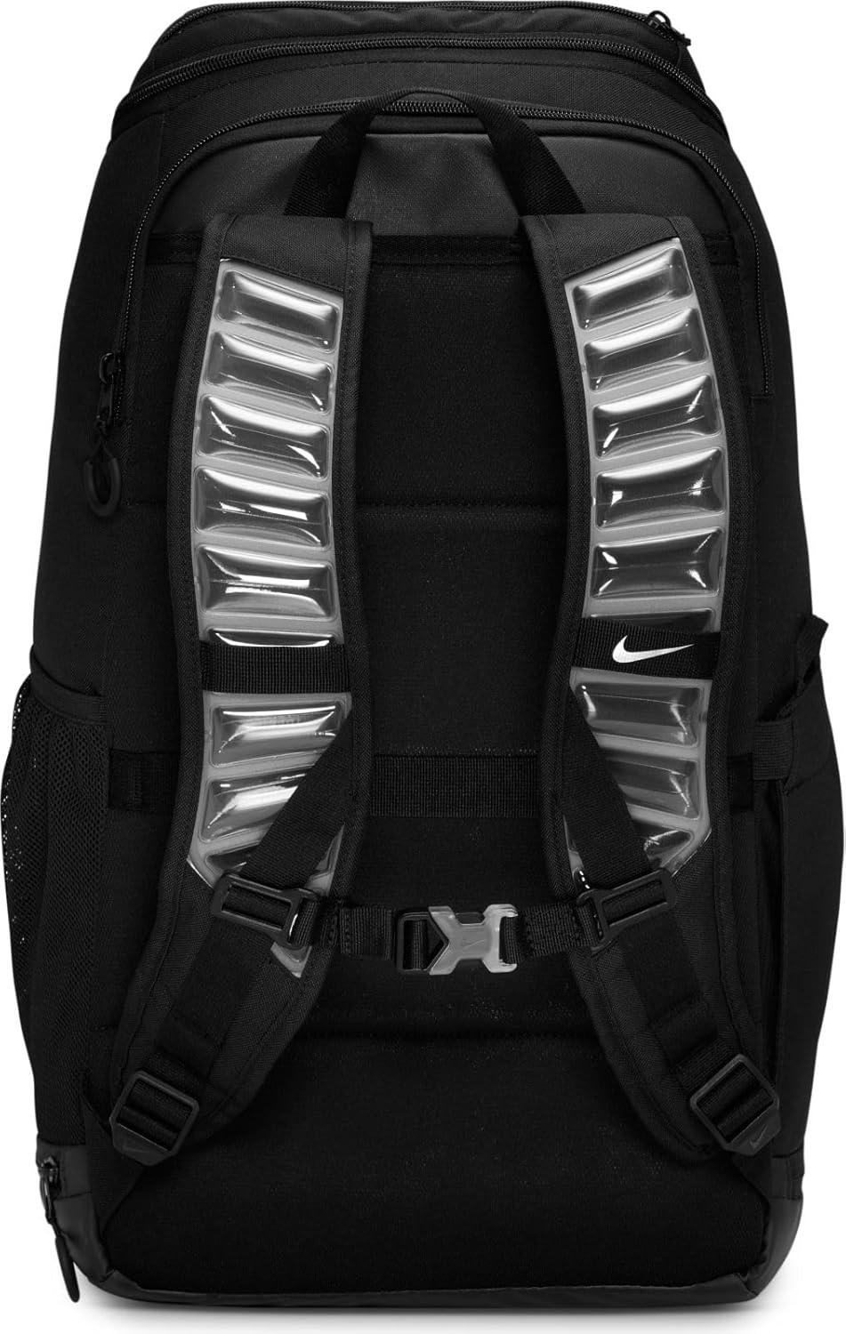 Nike Men's Hoops Elite Backpack, Black Anthracite and Metallic Silver