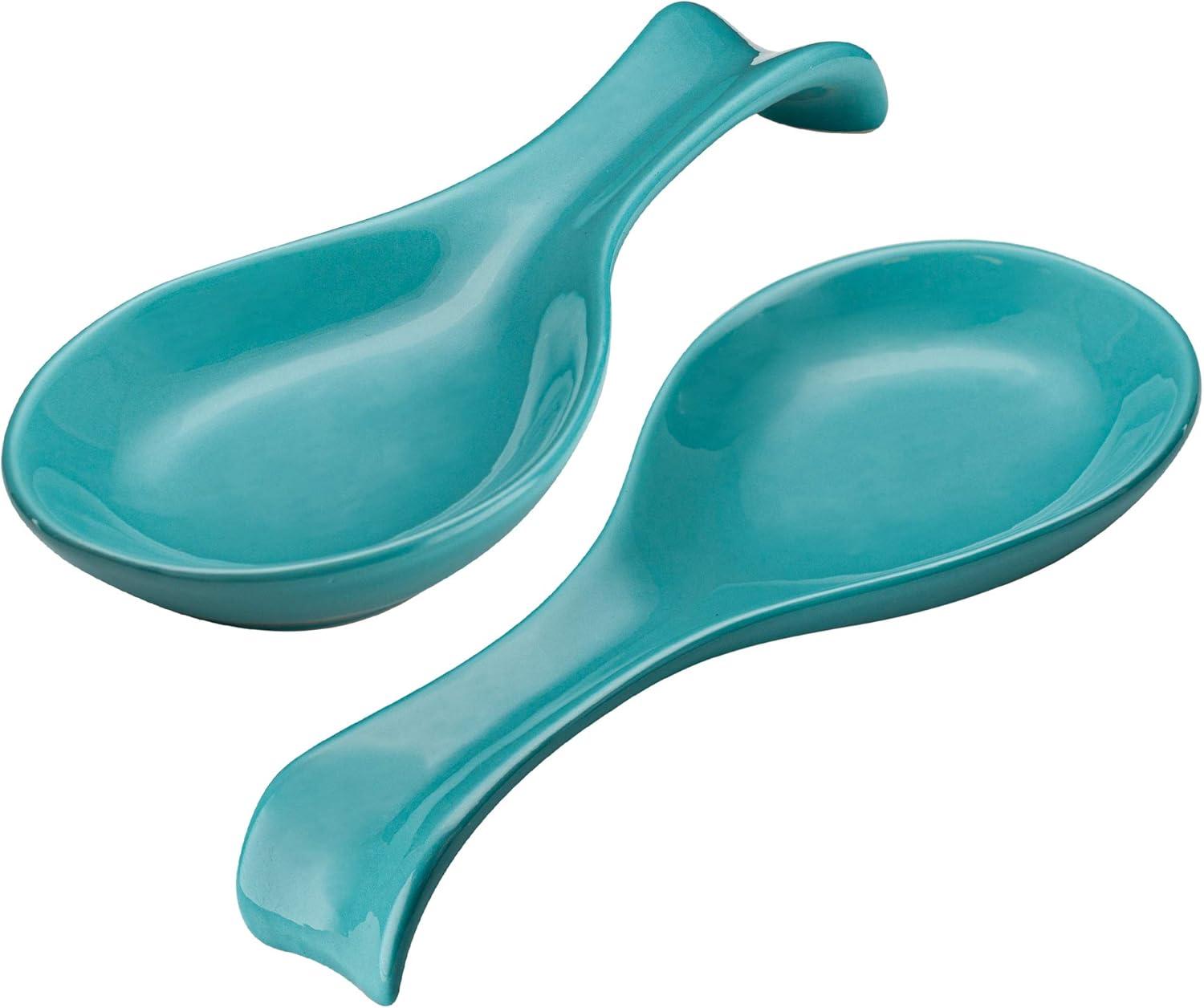 kook Ceramic / Porcelain Oval Spoon Rest (Set of 2)