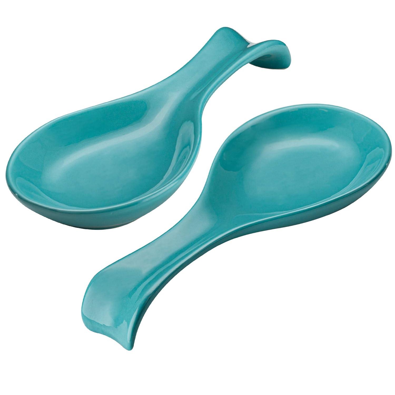 kook Ceramic / Porcelain Oval Spoon Rest (Set of 2)