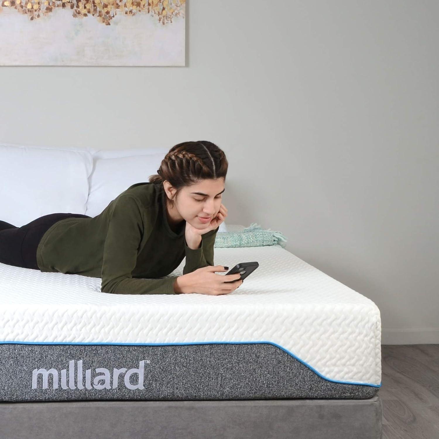 Milliard 10 Inch Classic Firm Memory Foam Mattress