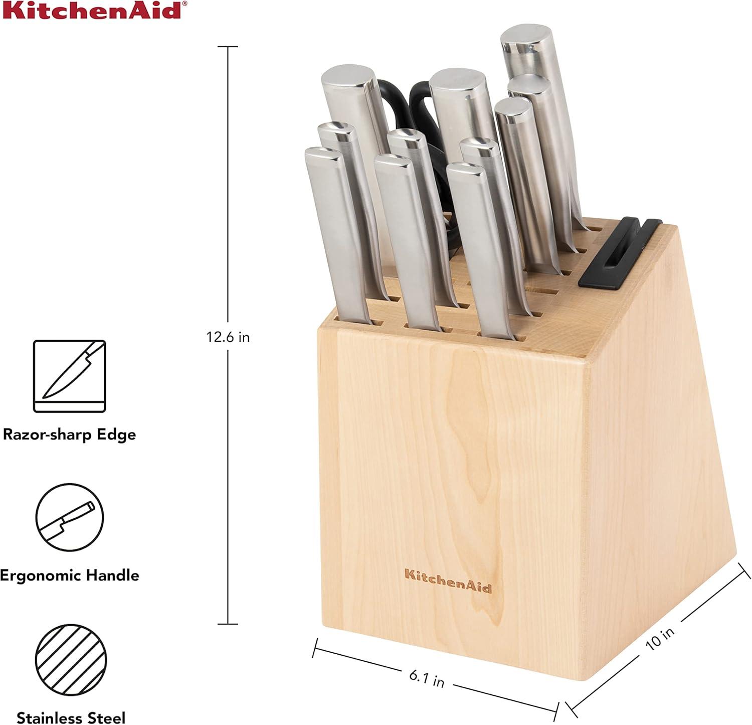 KitchenAid ® Gourmet 14-Piece Stainless Steel Knife Set