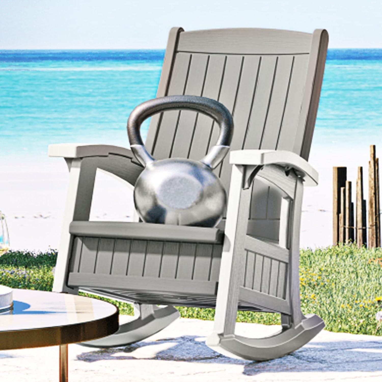 Suncast Suncast Outdoor Rocking Chair with Storage
