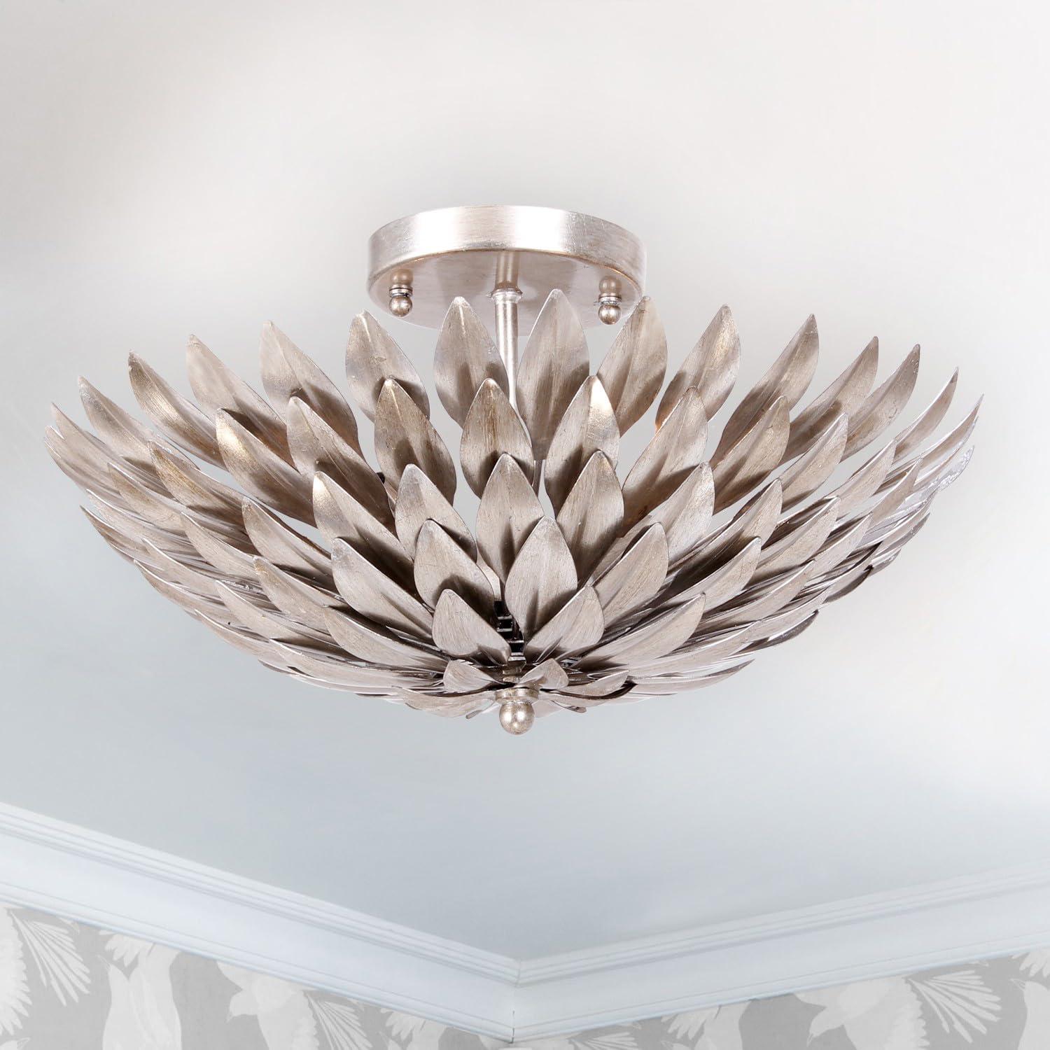 Crystorama Lighting - Four Light Ceiling Mount - Ceiling Mount - Broche - Four