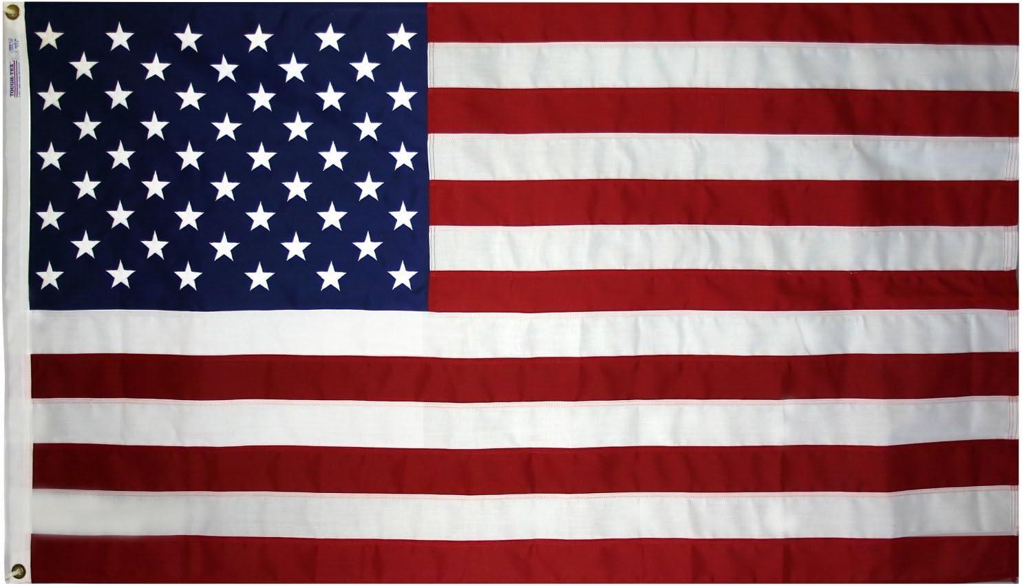 3x5 Foot Patriotic Tough-Tex Polyester American Flag