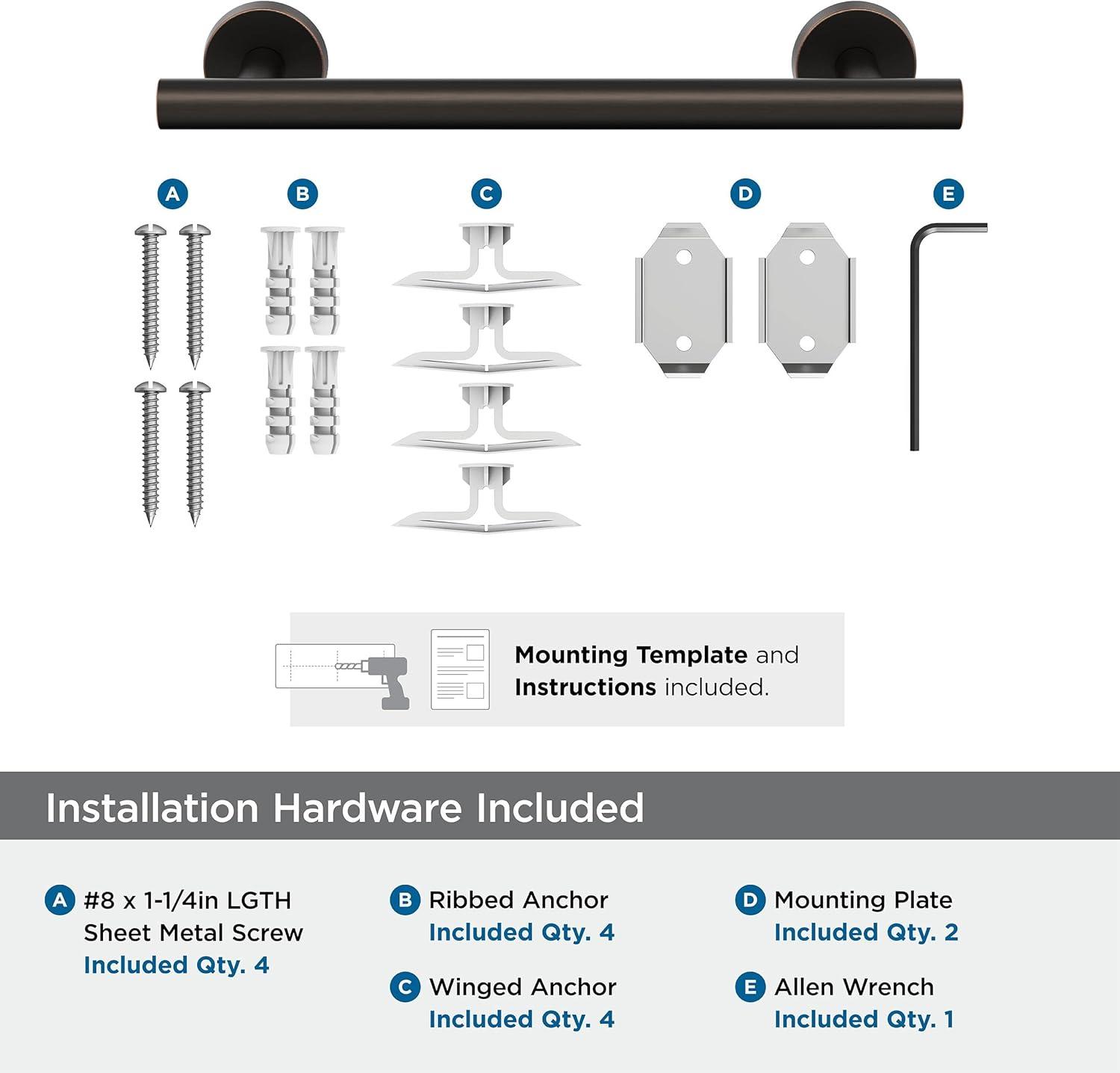 Amerock Arrondi Wall Mounted Towel Bar