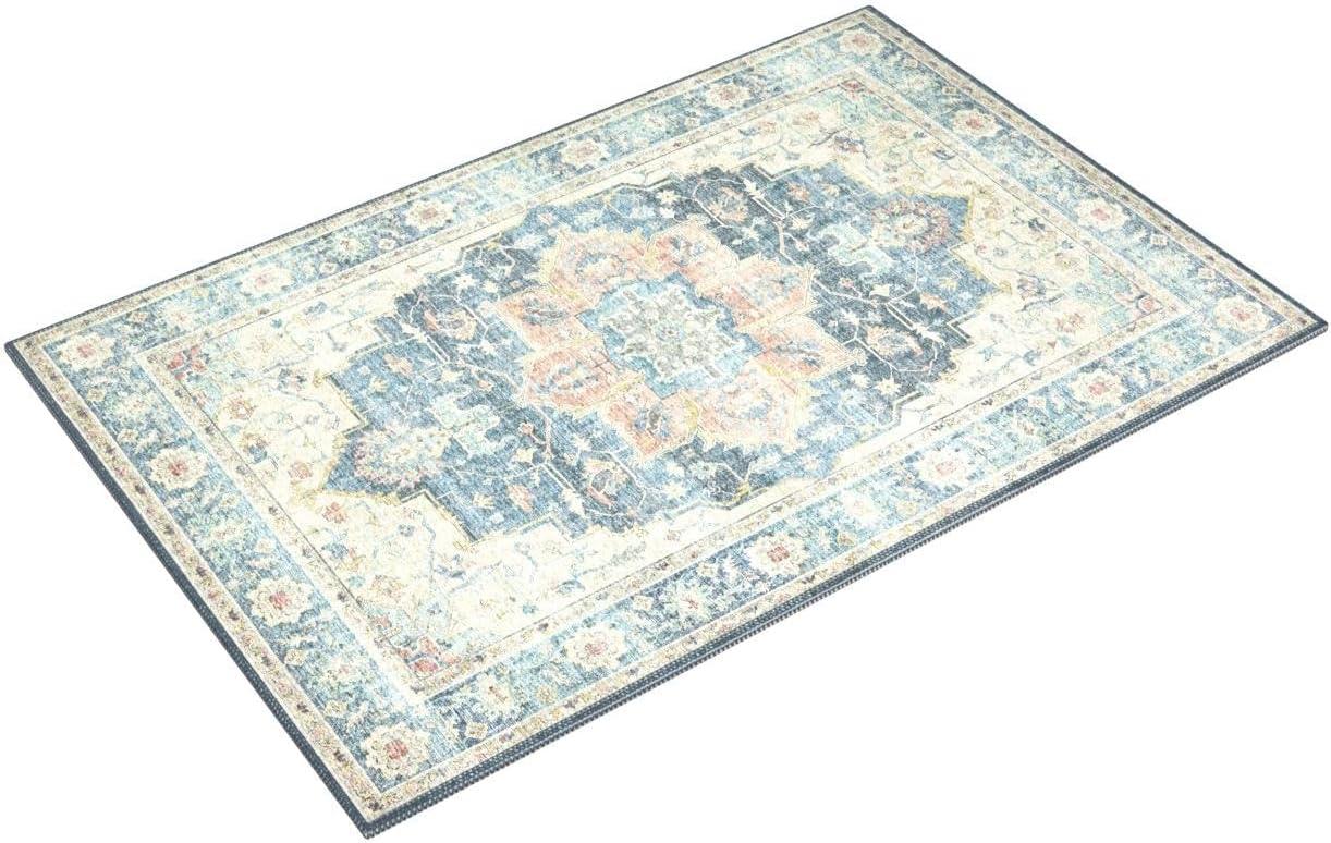 Loloi II Skye SKY-12 Ocean / Multi Oriental Area Rug 7'-6" x 9'-6"