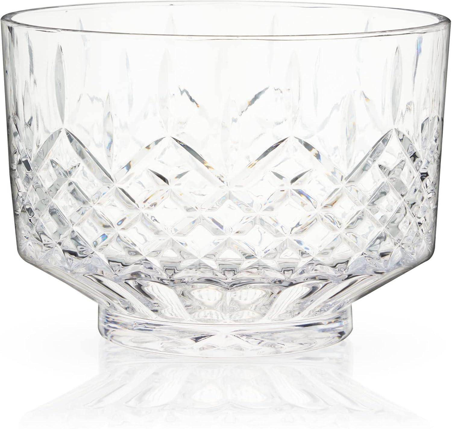 Admiral Crystal Punch Bowl