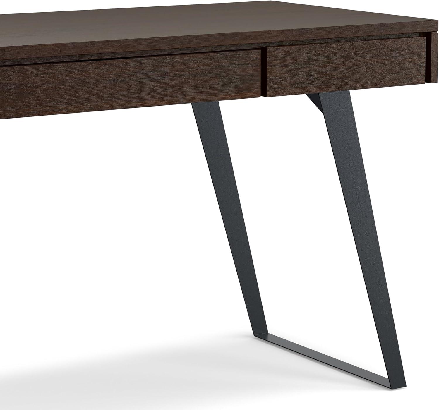 Simpli Home Lowry Solid Wood Desk