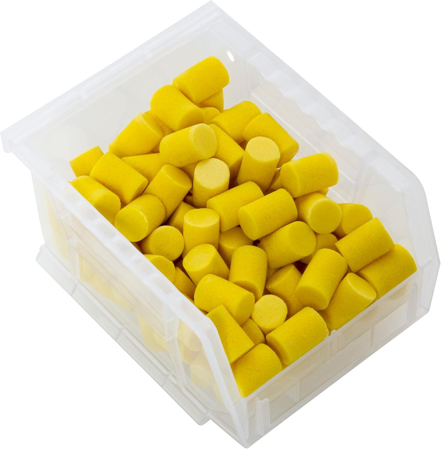 Akro-Mils Stackable Storage Bins, AkroBins Stacking Organizer, 5"x4"x3", Clear, 6-Pack