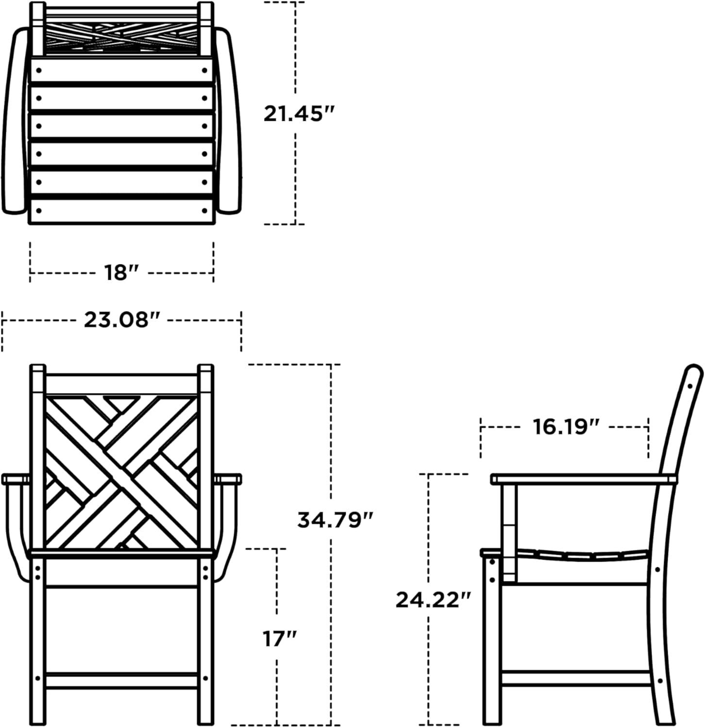 Chippendale 7-Piece Dining Set