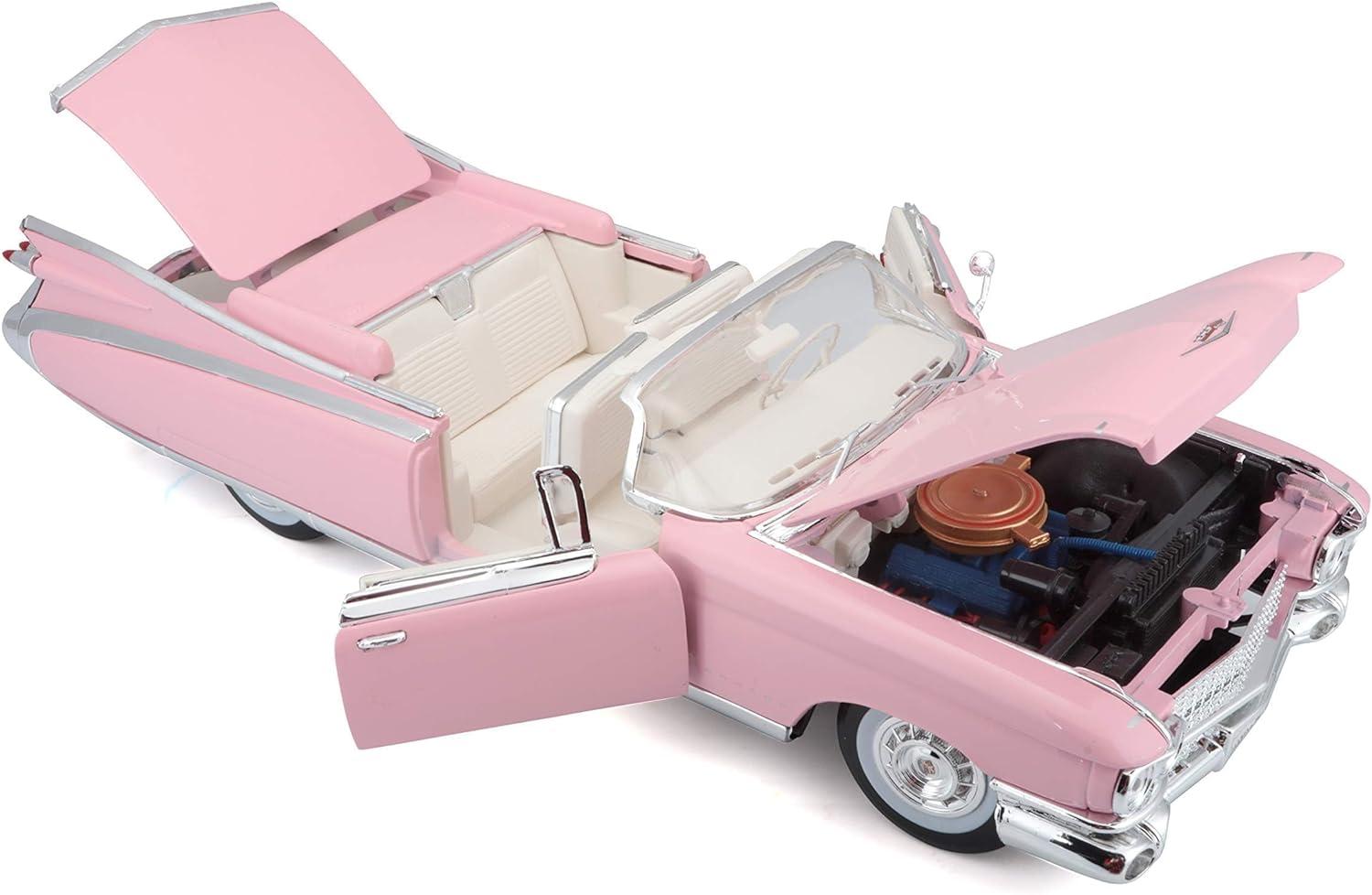 Maisto Cadillac Eldorado Biarritz Convertible Pink 1/18 Diecast (36813)