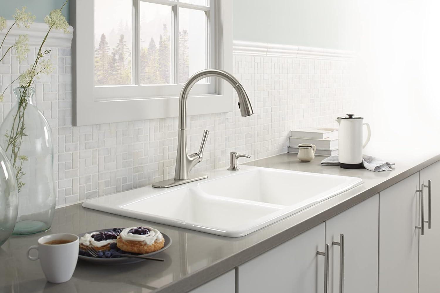 Kohler R77748-SD-VS Malleco Touchless Pull Down Kitchen Sink Faucet