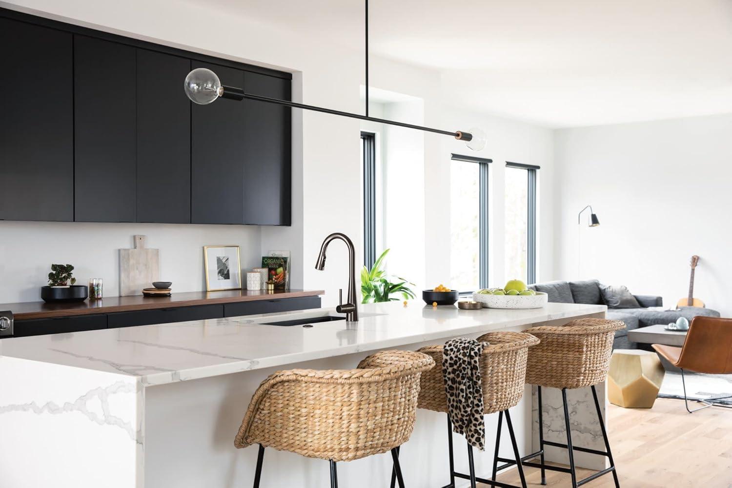 Moen Sleek Pull Down Single Handle Kitchen Faucet with Power Boost Technology and Duralock