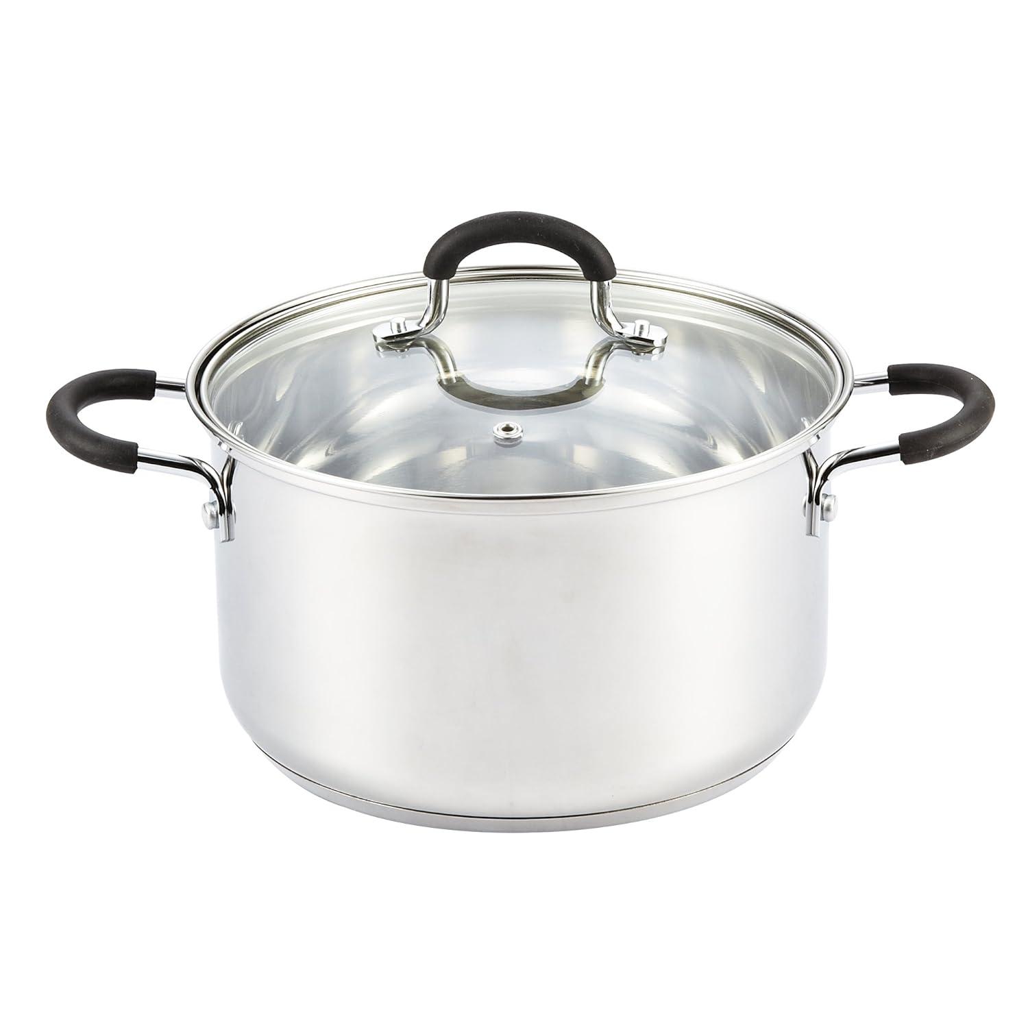 Cook N Home Professional Stainless Steel Stockpot with Lid