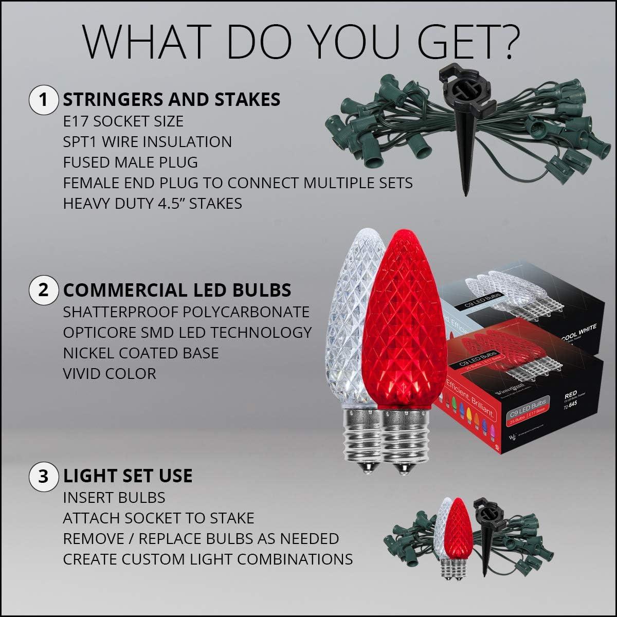 C9 OptiCore LED Shatterproof Luminary & Pathway Lights