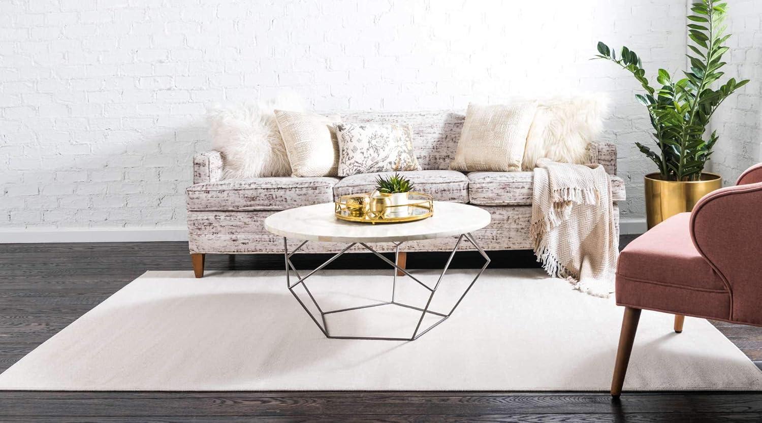 Unique Loom Williamsburg Collection Area Rug - Solid (9'  x 12' 2" Rectangle Beige)