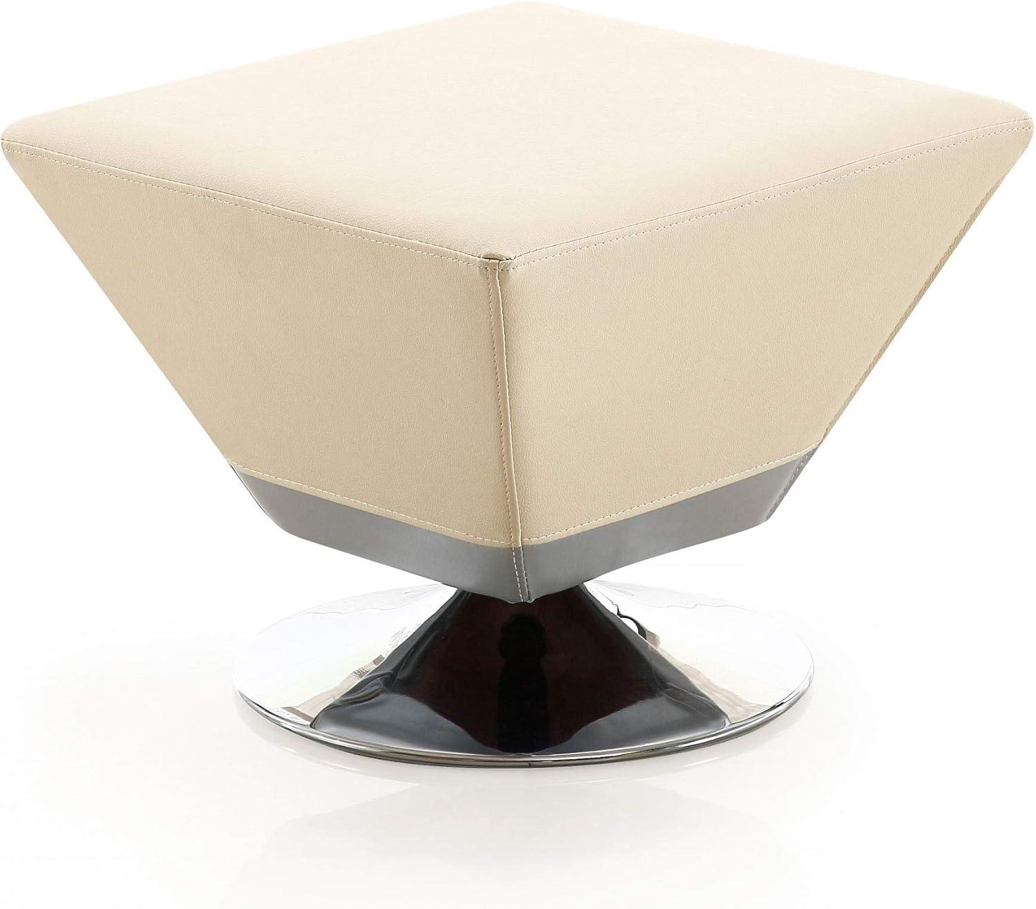 Sabine Faux Leather Ottoman