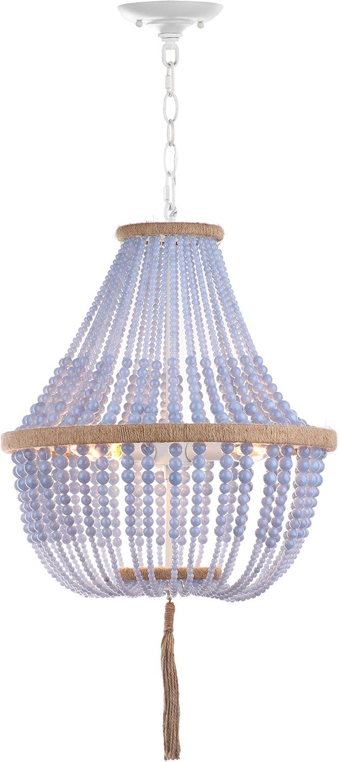 Lush Kristi 3 Light Beaded Pendant  - Safavieh