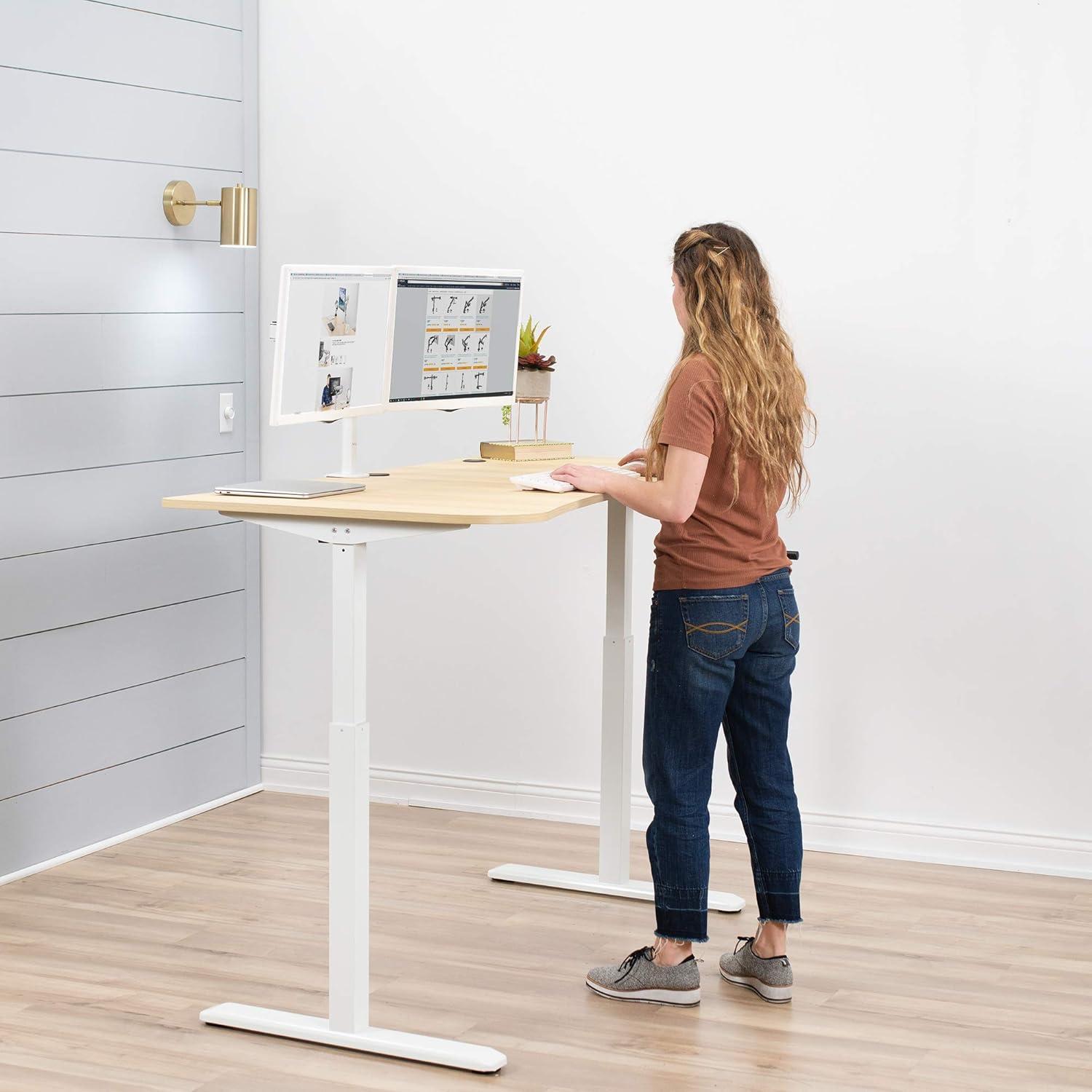 63in x 32in Crank Height Adjustable Desk
