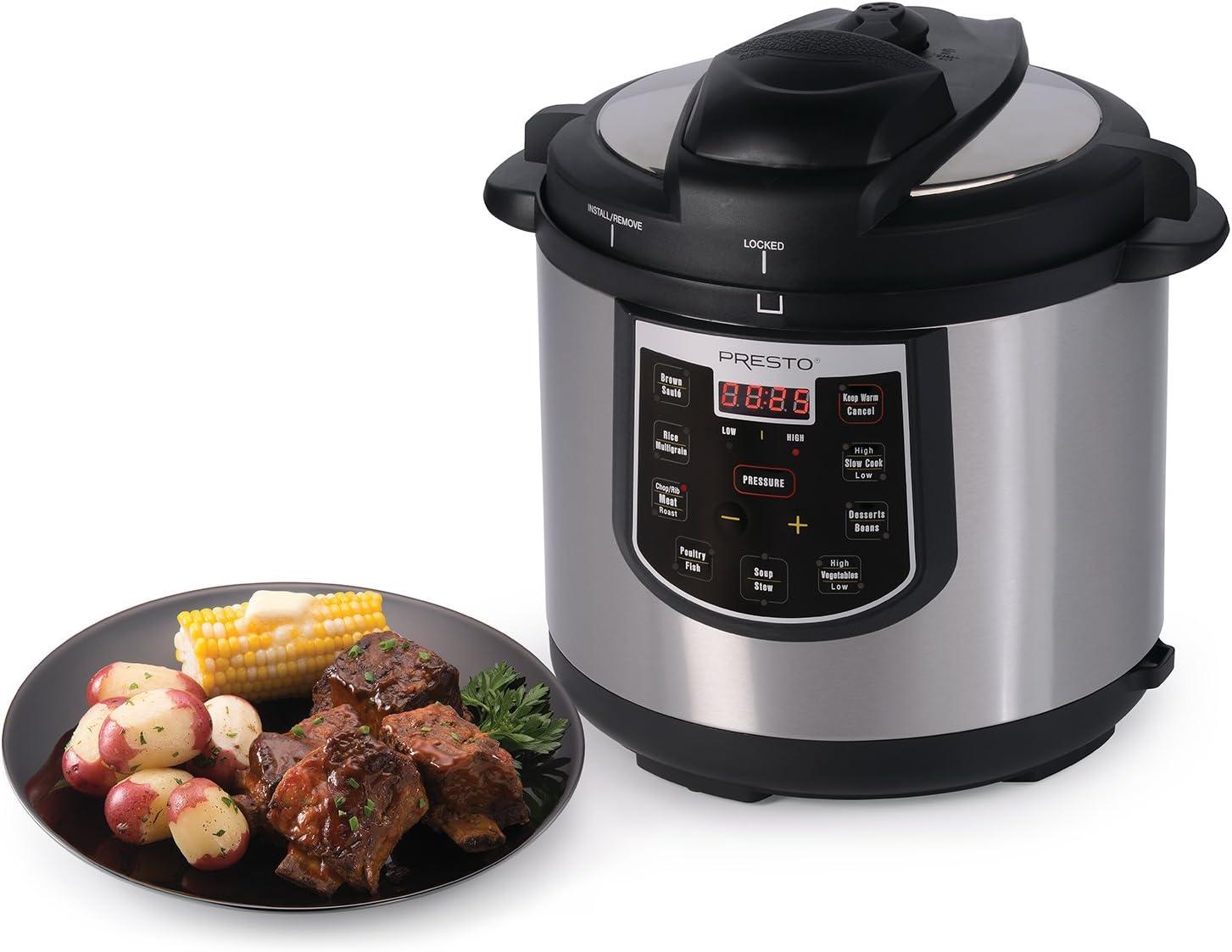 Presto 6 Qt Electric Pressure Cooker Plus - 02141