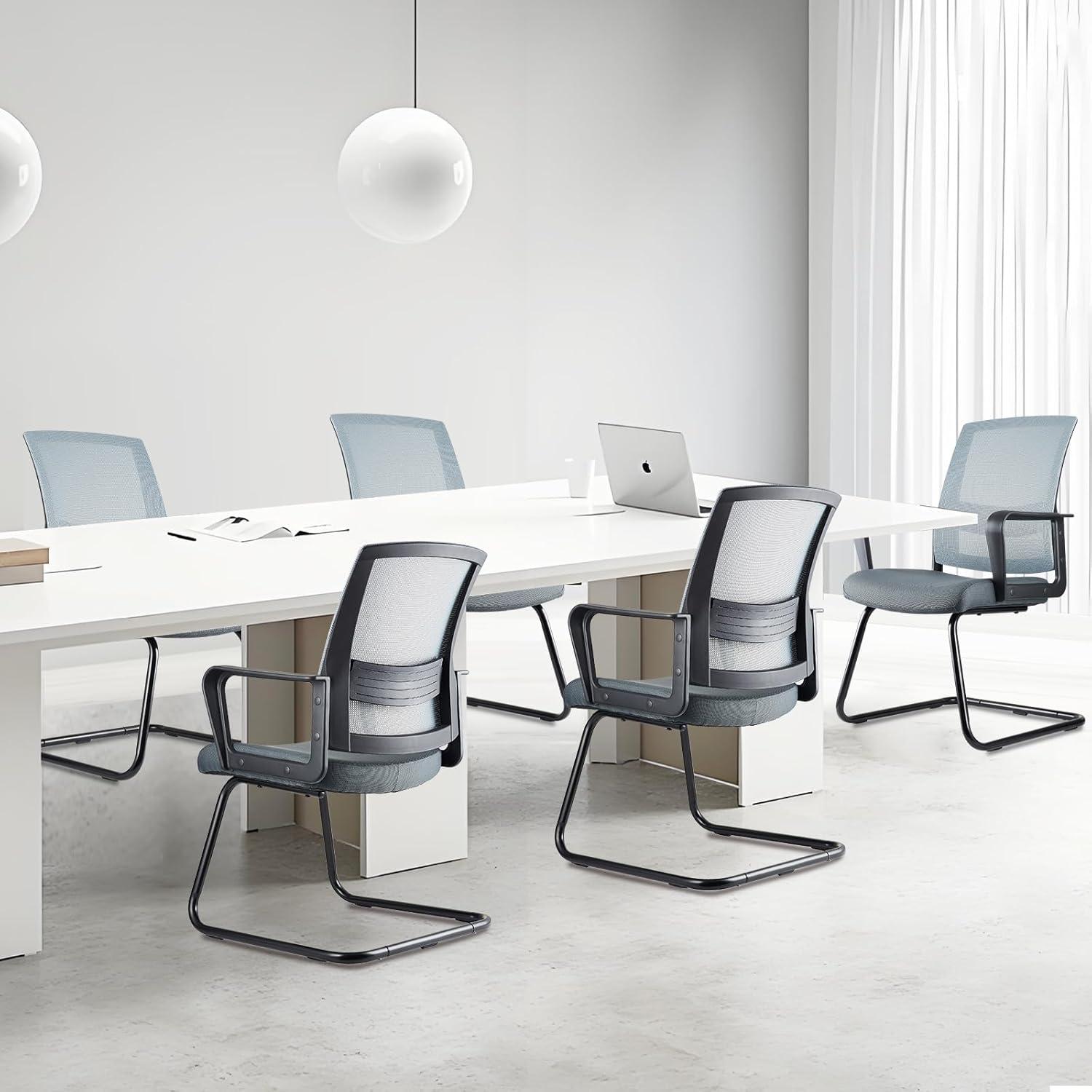 Clatina Waiting Room Chair with Metal Frame