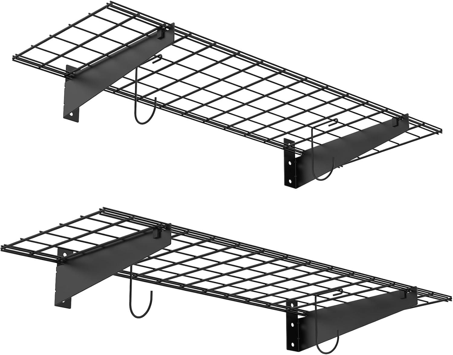 Hyloft HyLoft Steel Wall Garage Storage Shelves, Pack of 2-Shelves (Set of 2)
