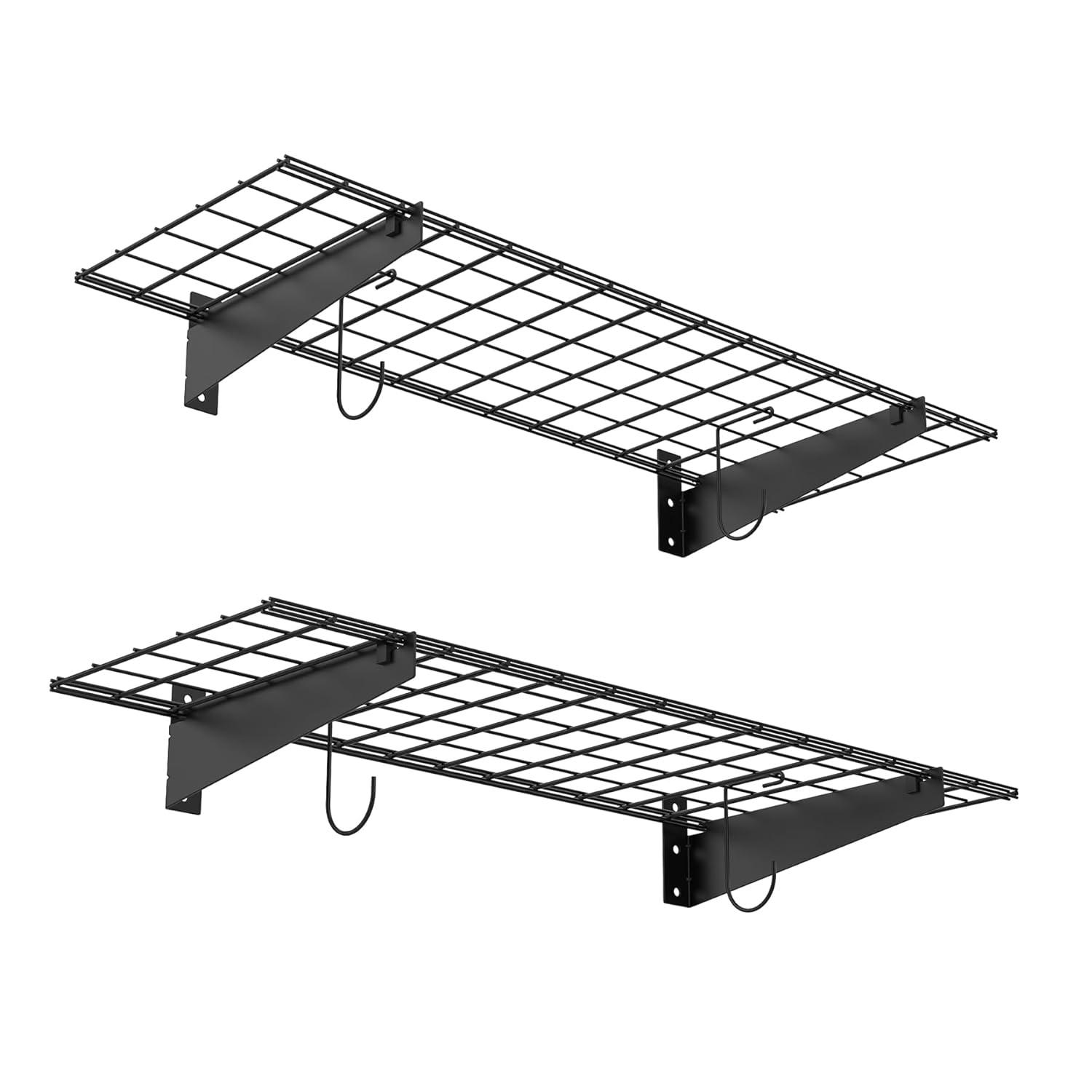 Hyloft HyLoft Steel Wall Garage Storage Shelves, Pack of 2-Shelves (Set of 2)