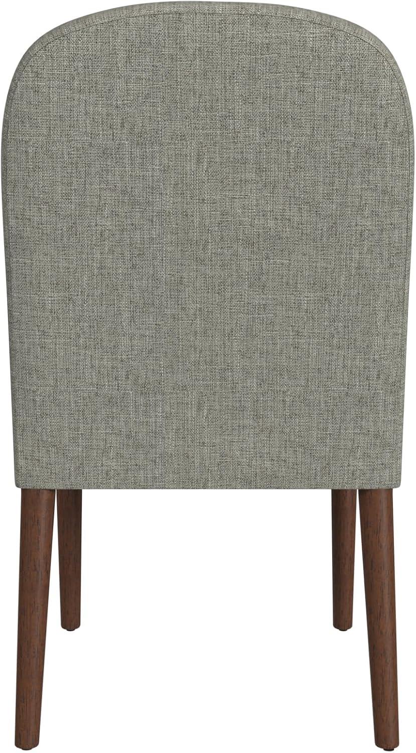 Rounded Back Upholstered Dining Chair - HomePop