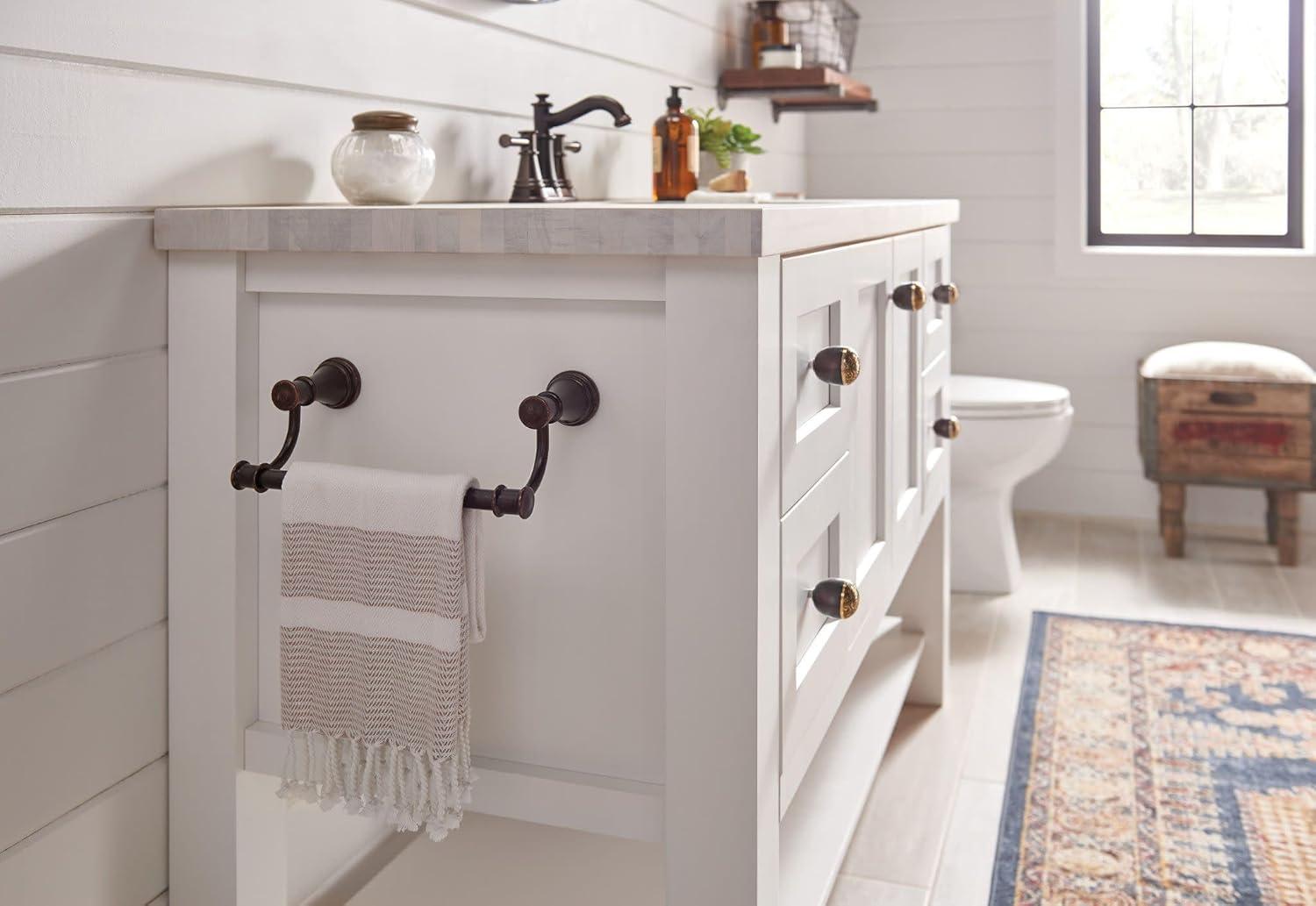 Moen 6401ORB Belfield Two-Handle Centerset Bathroom Faucet in Oil Rubbed Bronze