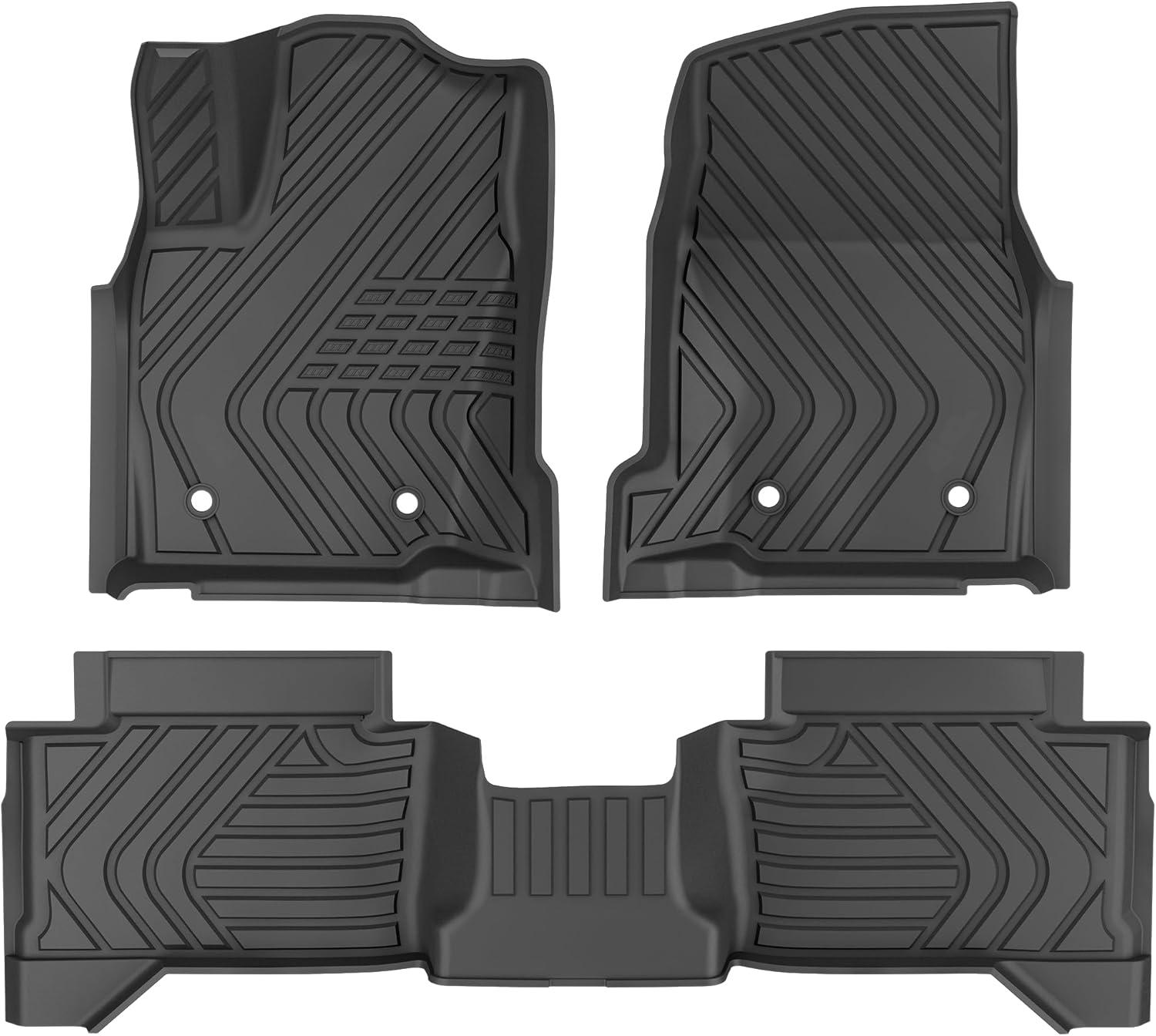 Rough Country Flex-Fit Floor Mats for 2016-2023 Toyota Tacoma - FF-71216