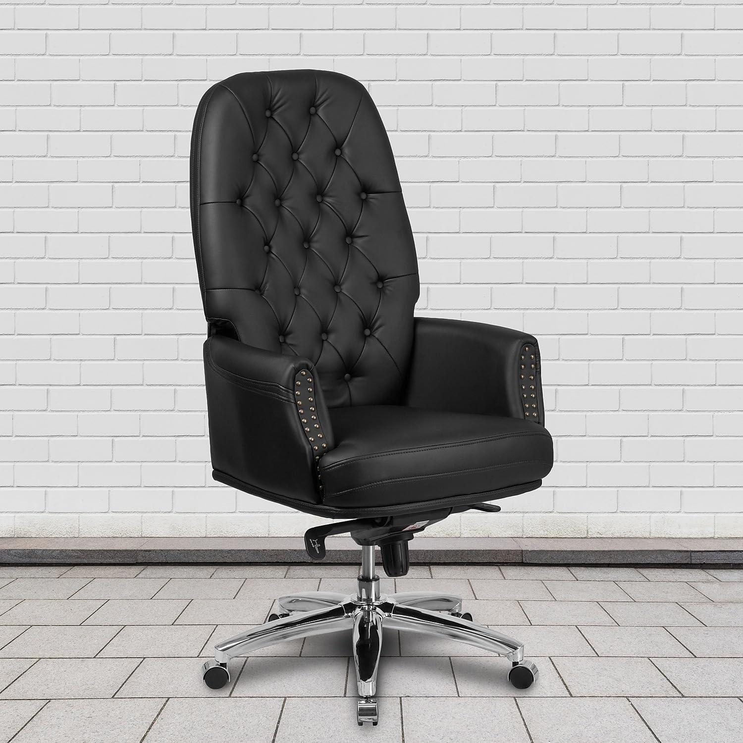 Flash Furniture Black High Back Exec Chair BT-90269H-BK-GG