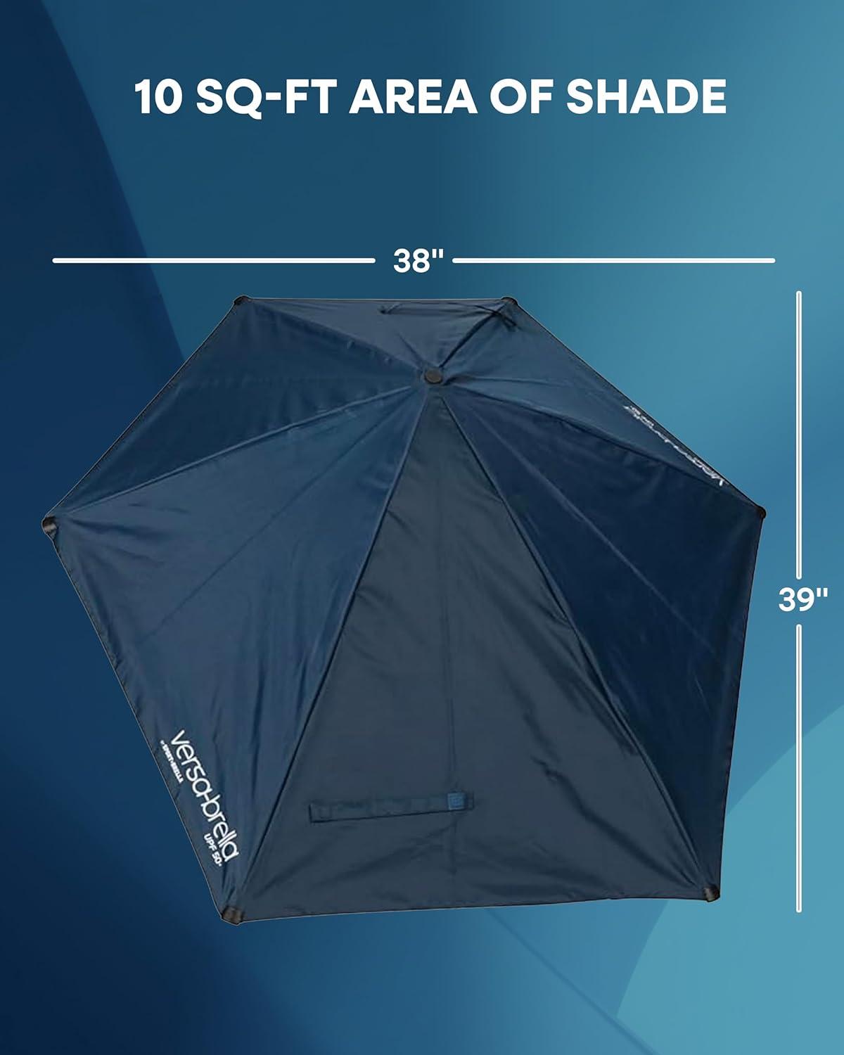 Sport-Brella Versa-Brella Umbrella with Universal Clip - Midnight Blue
