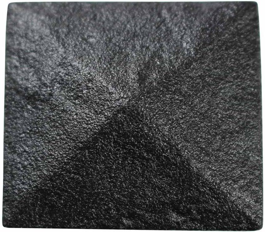 The Renovators Supply Inc. Iron Cabinet Hardware Knob Pull Square Black 1 1/4" Renovators Supply (Set of 4)