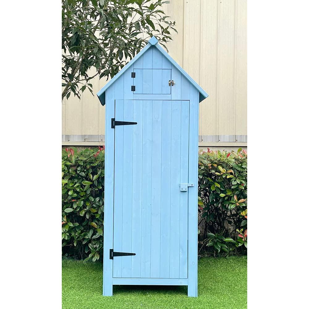 2 ft. 5 in. W x 2 ft D Solid Wood Storage Shed