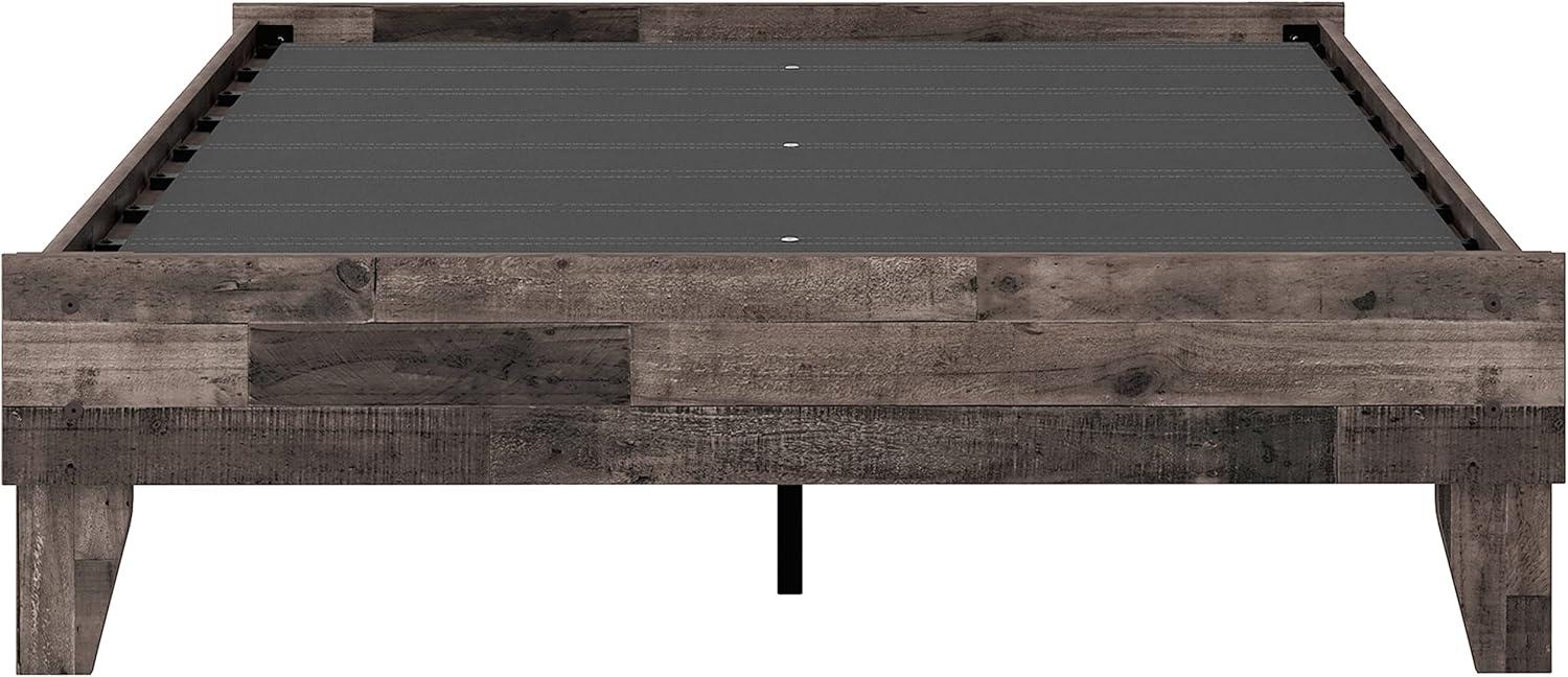 Signature Design by Ashley Casual Neilsville Full Platform Bed  Multi Gray