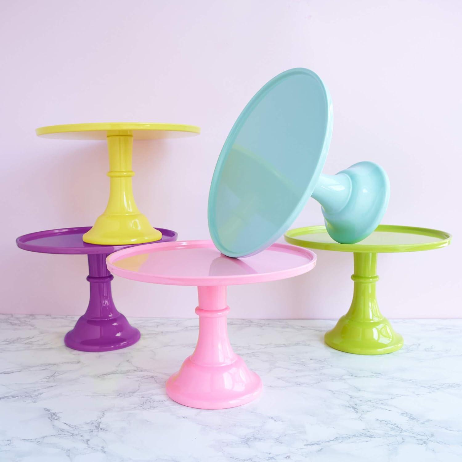 Pink Melamine Cake and Cupcake Stand