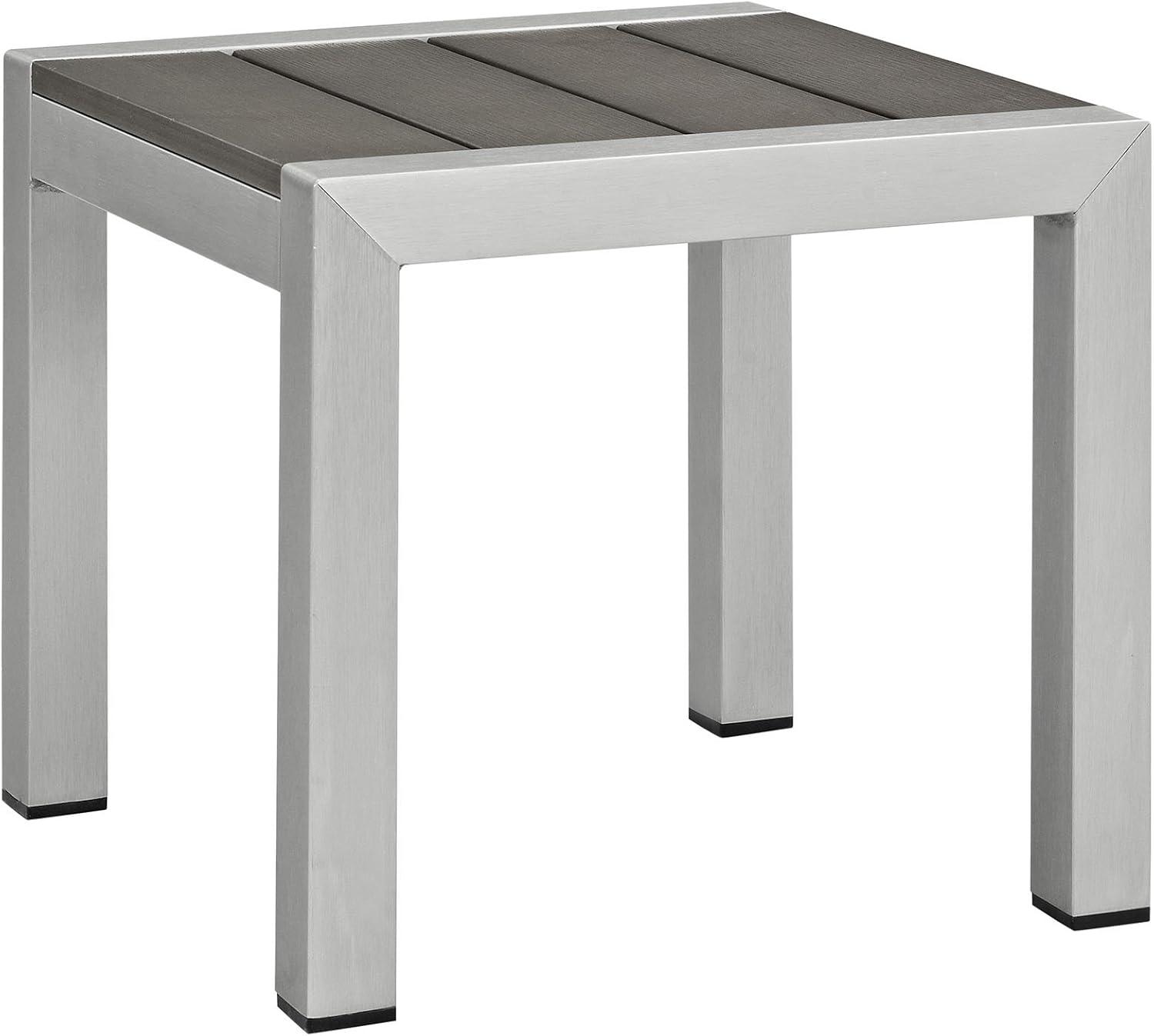 Beach Outdoor Patio Aluminum Side Table by Modway