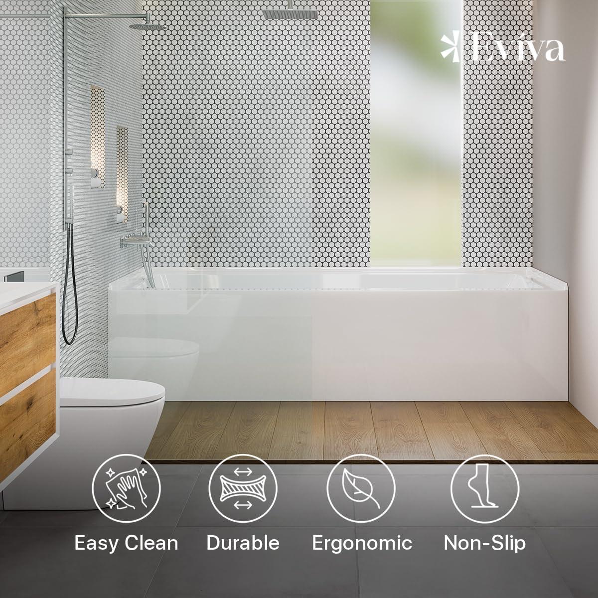 Nova 60'' x 32'' Alcove / Tile In Soaking Acrylic Bathtub