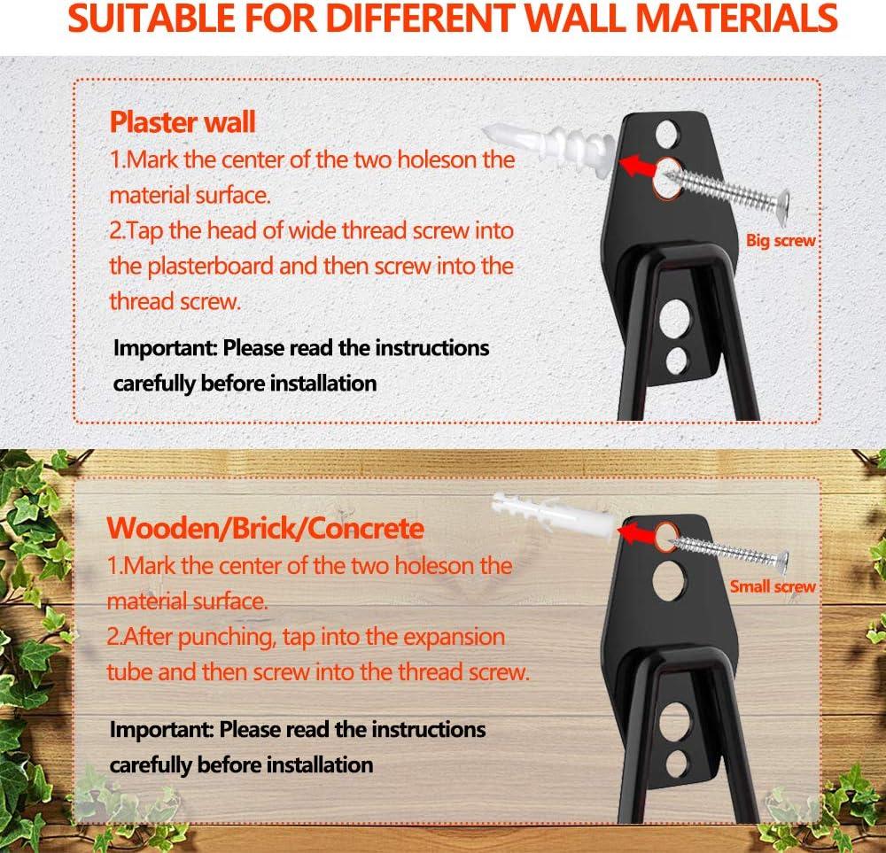 16PCS Garage Hooks Heavy Duty, Steel Storage Utility Hook, Organization Tool Shelf Have Anti Slip Coating for Organizing Power or Garden Tools, Cable Organization