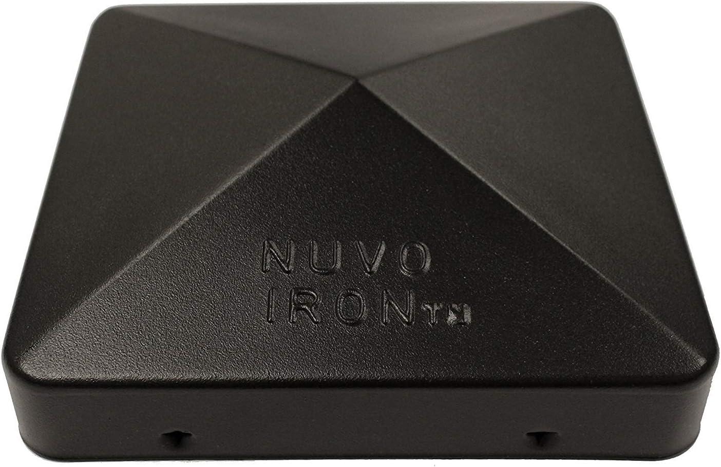 Black Aluminum 5.75" Pyramid Post Cap