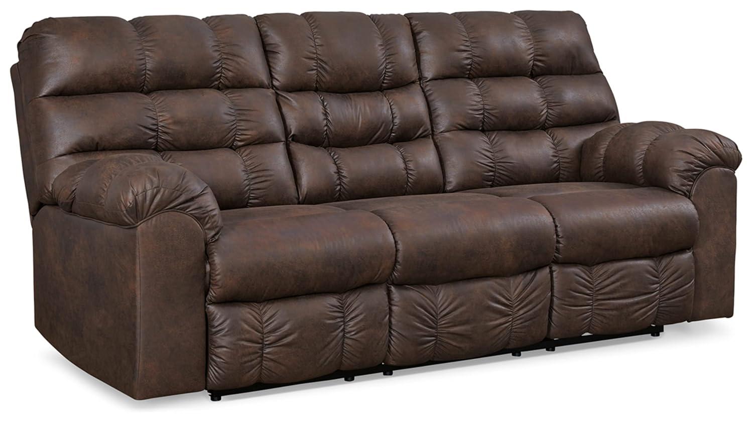 90" Pillow Top Arm Reclining Sofa